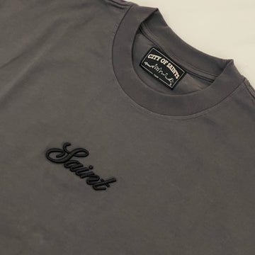 T-shirt Saint signature - Gris foncé