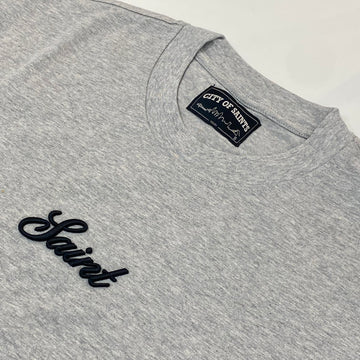 T-shirt Saint signature - Gris athlétique