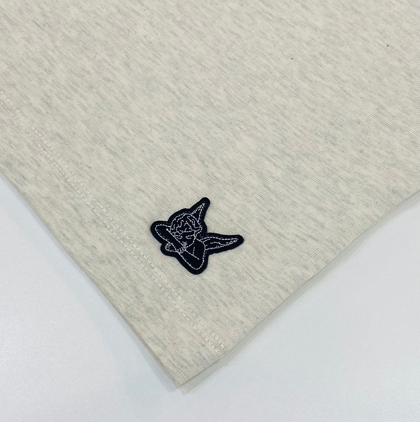 T-shirt Saint signature - Gris clair chiné