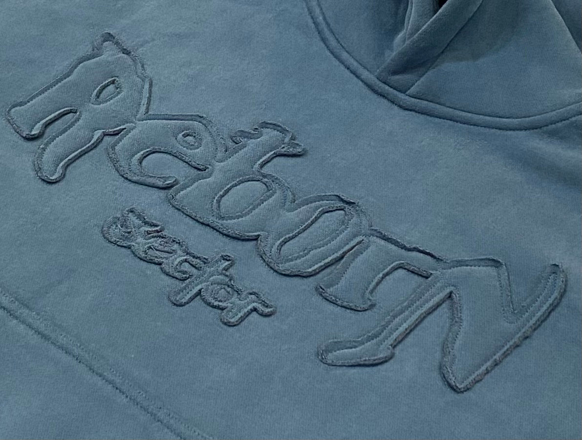 "VOID" HOODIE - BLEU