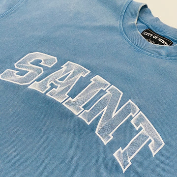 T-shirt Saint Piqué - Bleu pâle