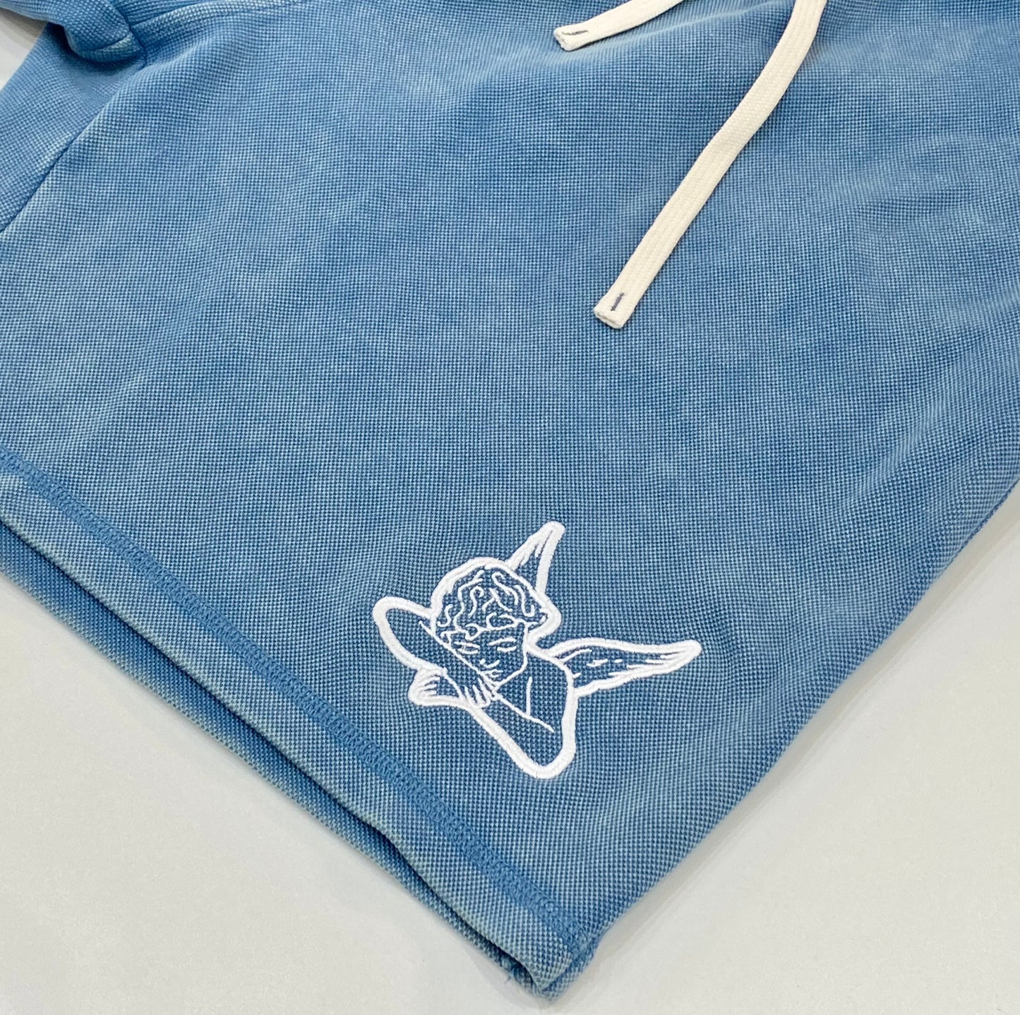 Saint Piqué Shorts - Baby blue