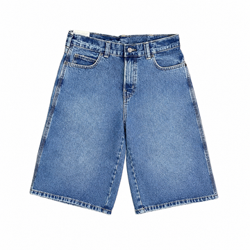 Short en jean ample 958 13-Inch - Bleu moyen délavé