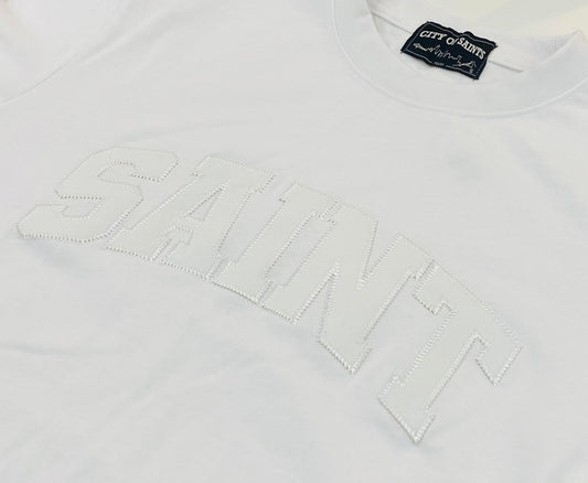 Saint Heavyweight Tee White/White