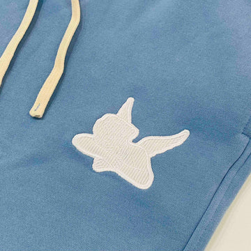 Relaxed Sweatpants Saint Logo Ski Blue/WHT