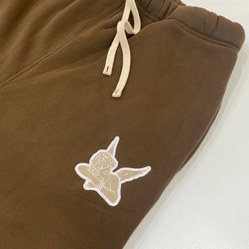 PANTALON DE JOGGING DÉCONTRACTÉ  SAINT LOGO - Brun Crème