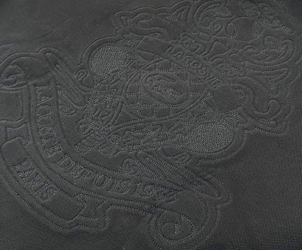 Sweat à capuche avec écusson et broderie - noir