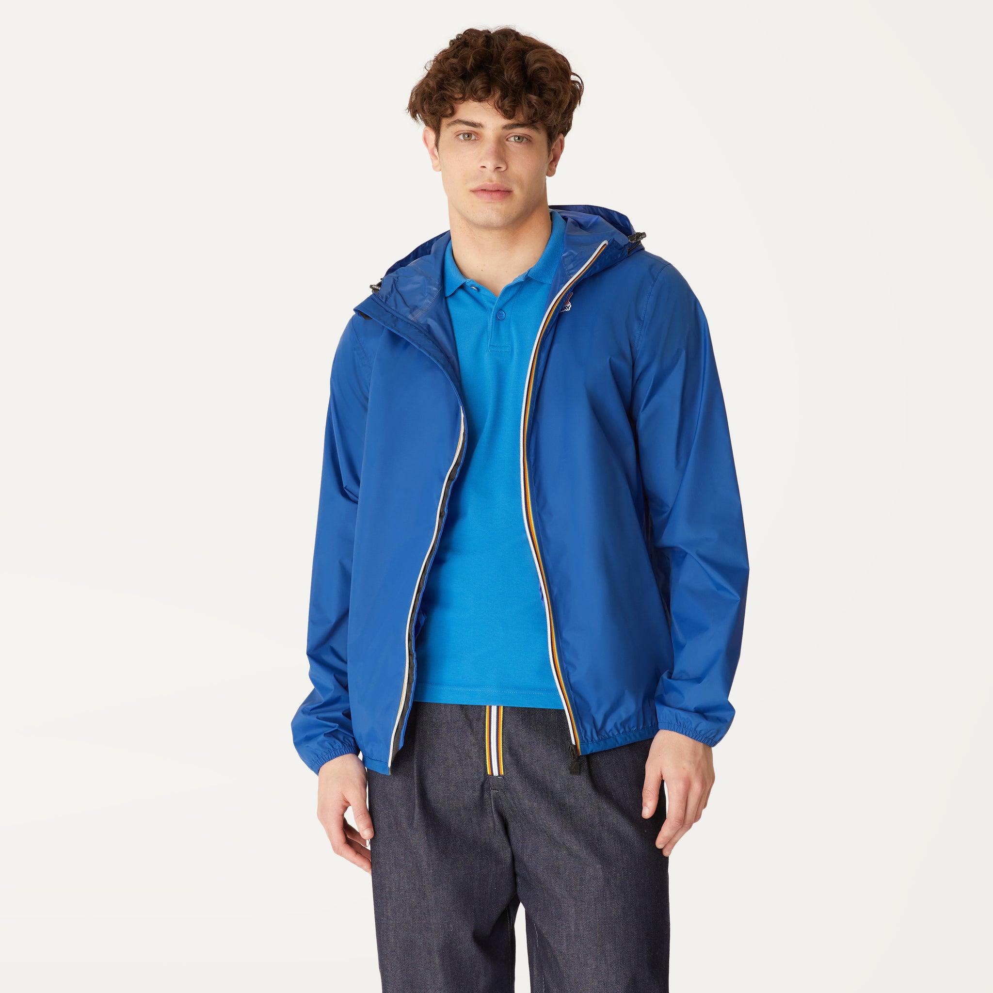 Le Vrai Claude Windbreaker & Rain Jacket - Blue Royal Marine