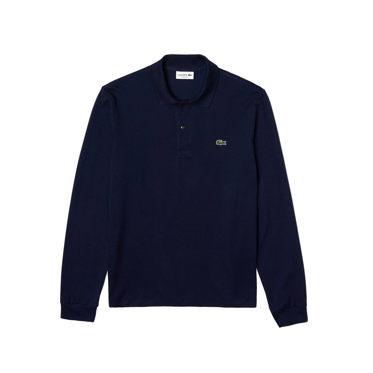 Men's Classic Fit Long Sleeve L.12.12 Polo - Navy Blue