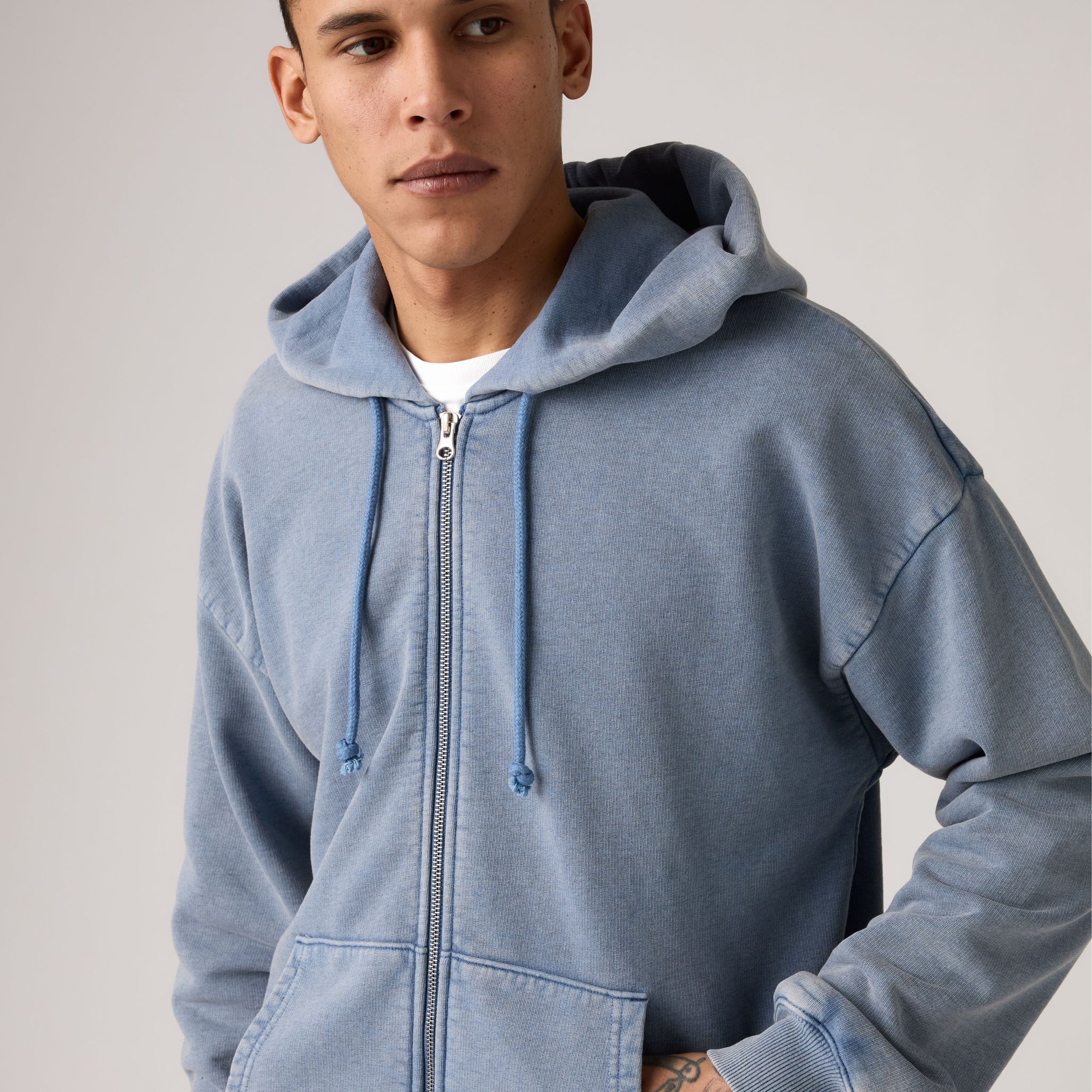 arcata lined full zip grunge wash sunset