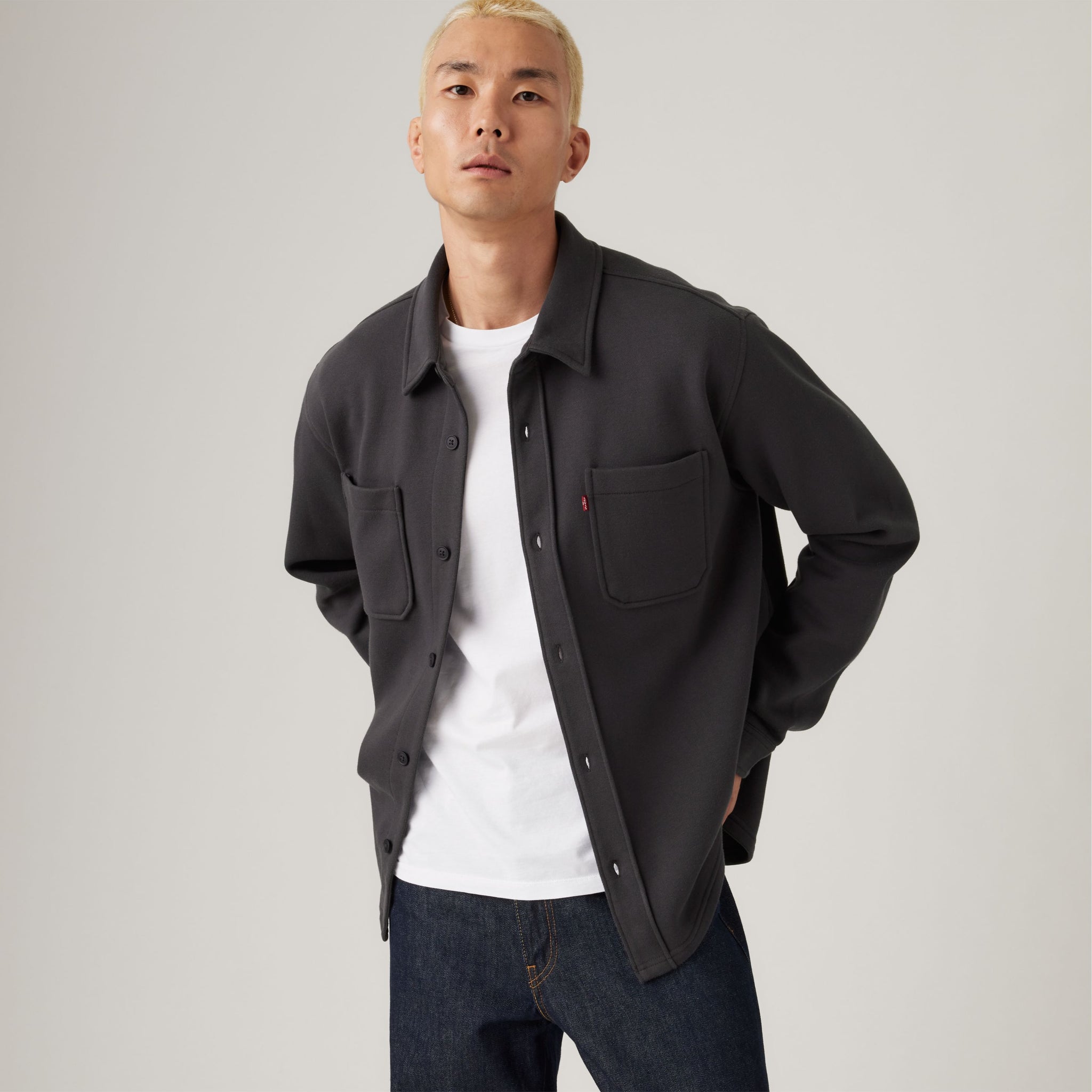 norwood button up worker dark phantom