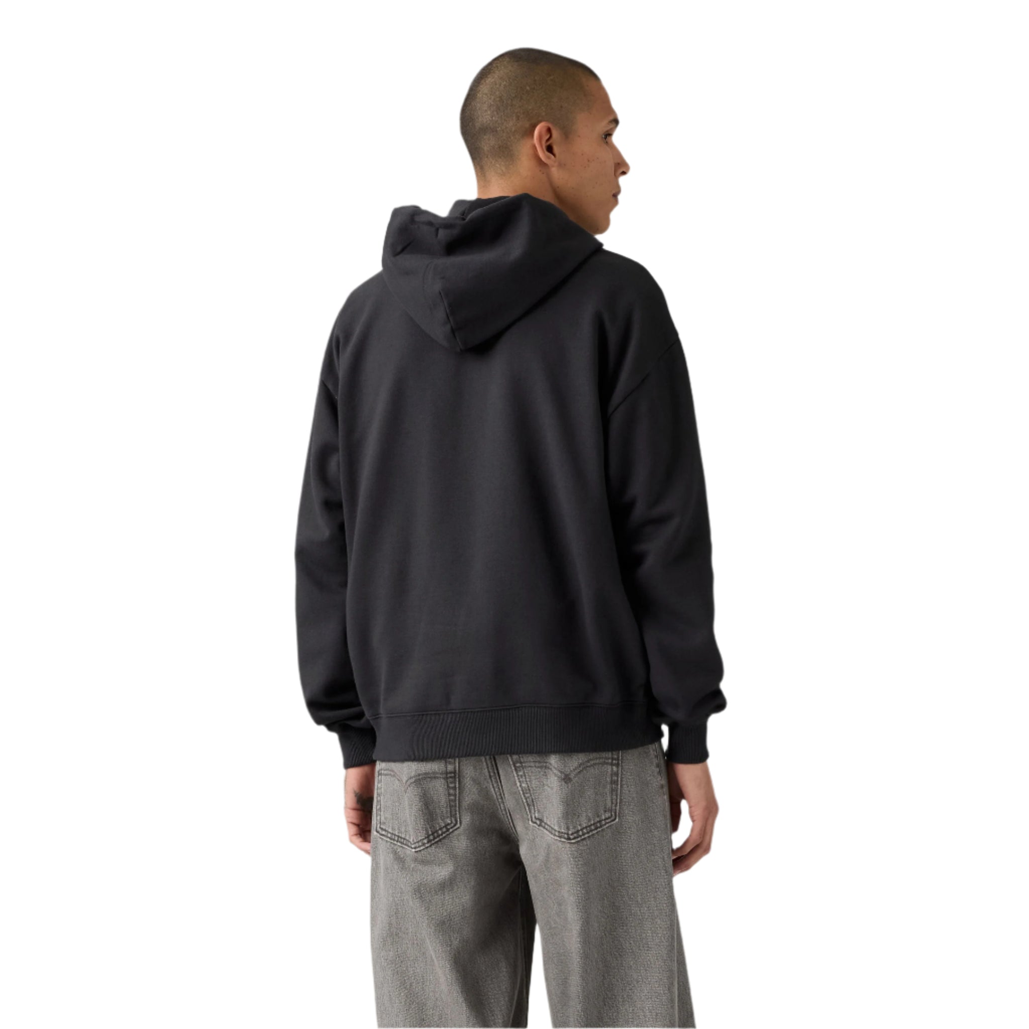 boxy full zip dark phantom
