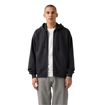 boxy full zip dark phantom