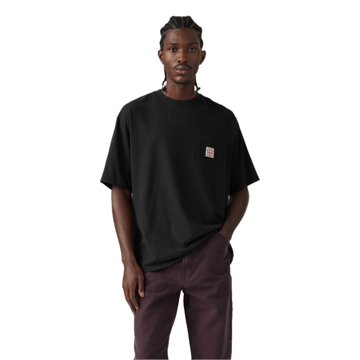 Short Sleeve Workwear T-shirt - Meteorite - Black