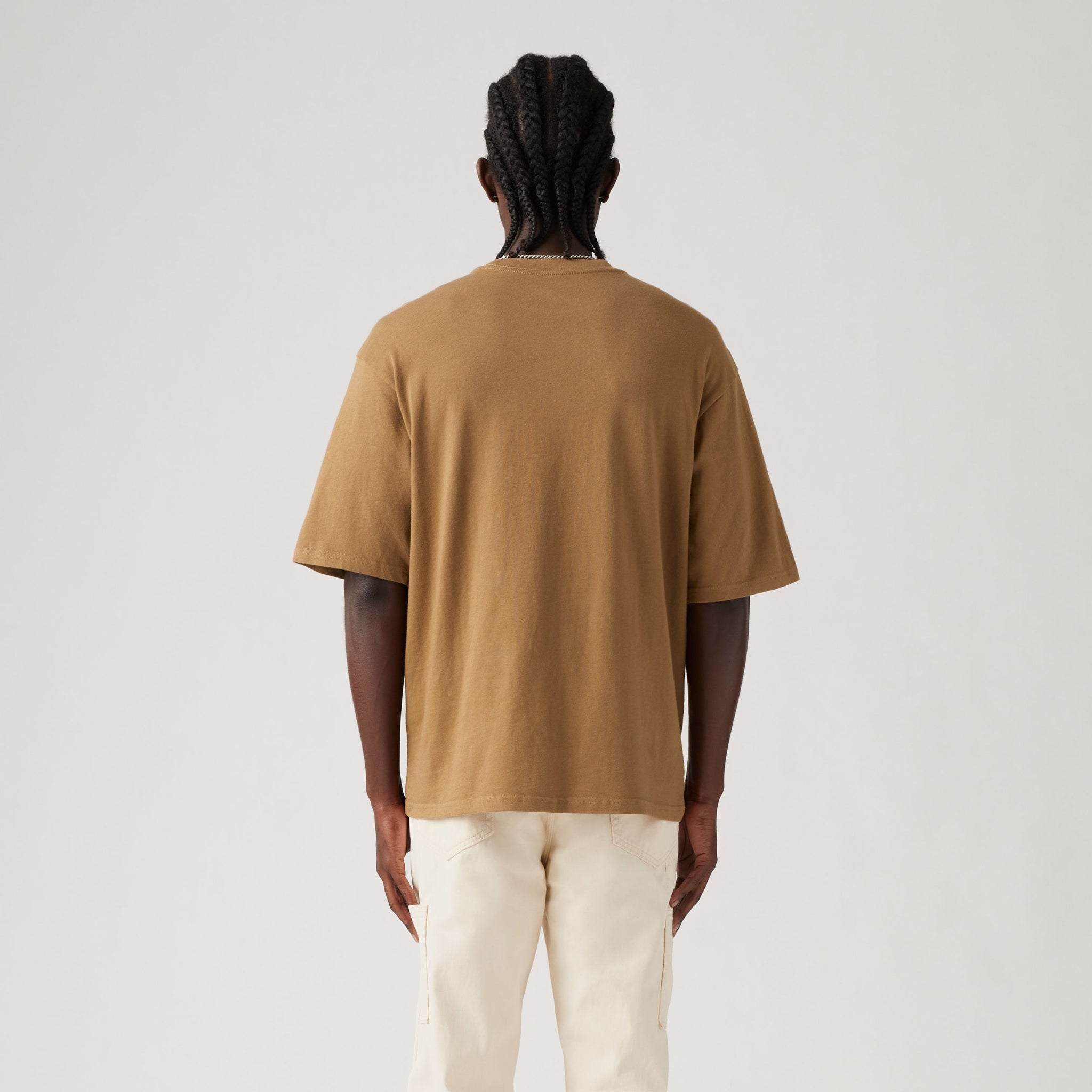 Short Sleeve Workwear T-shirt - Ermine - Brown
