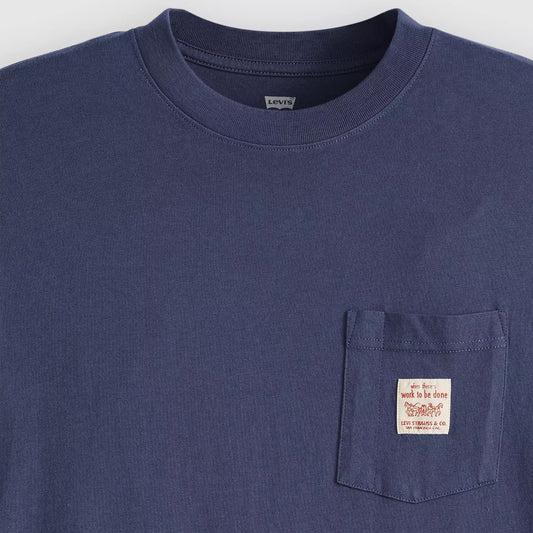 Short-sleeve Workwear T-shirt - Blue Indigo