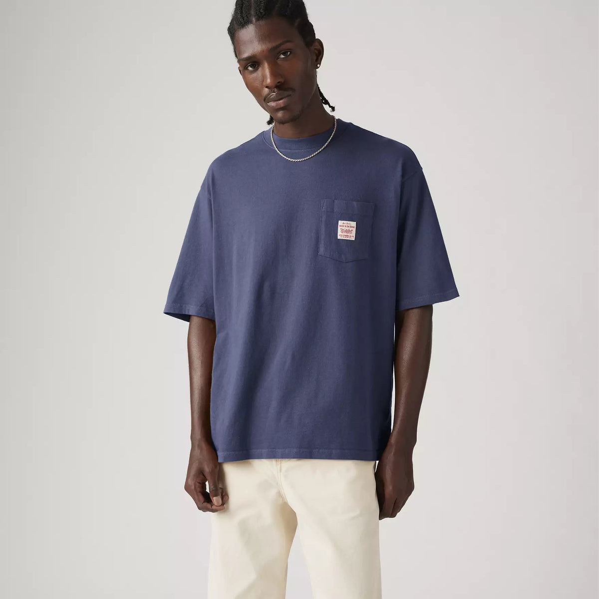 Short-sleeve Workwear T-shirt - Blue Indigo
