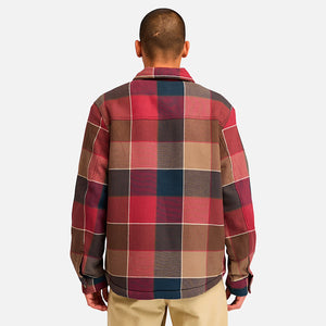 SHERPA LINED PLAID OVERSHIRT