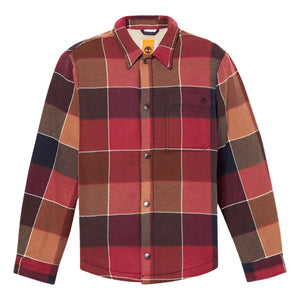 SHERPA LINED PLAID OVERSHIRT