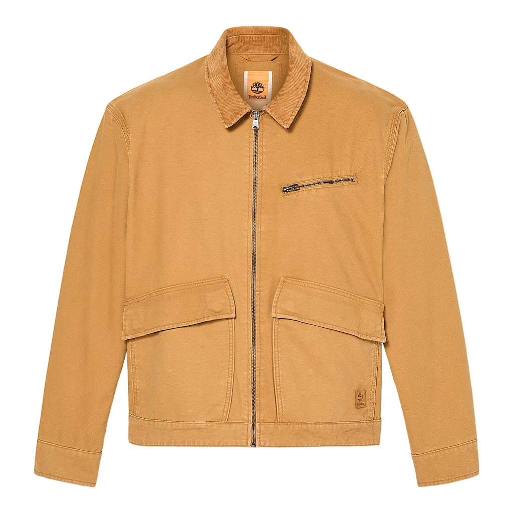 MEN'S STRAFFORD WASHED CANVAS JACKET - WHEAT