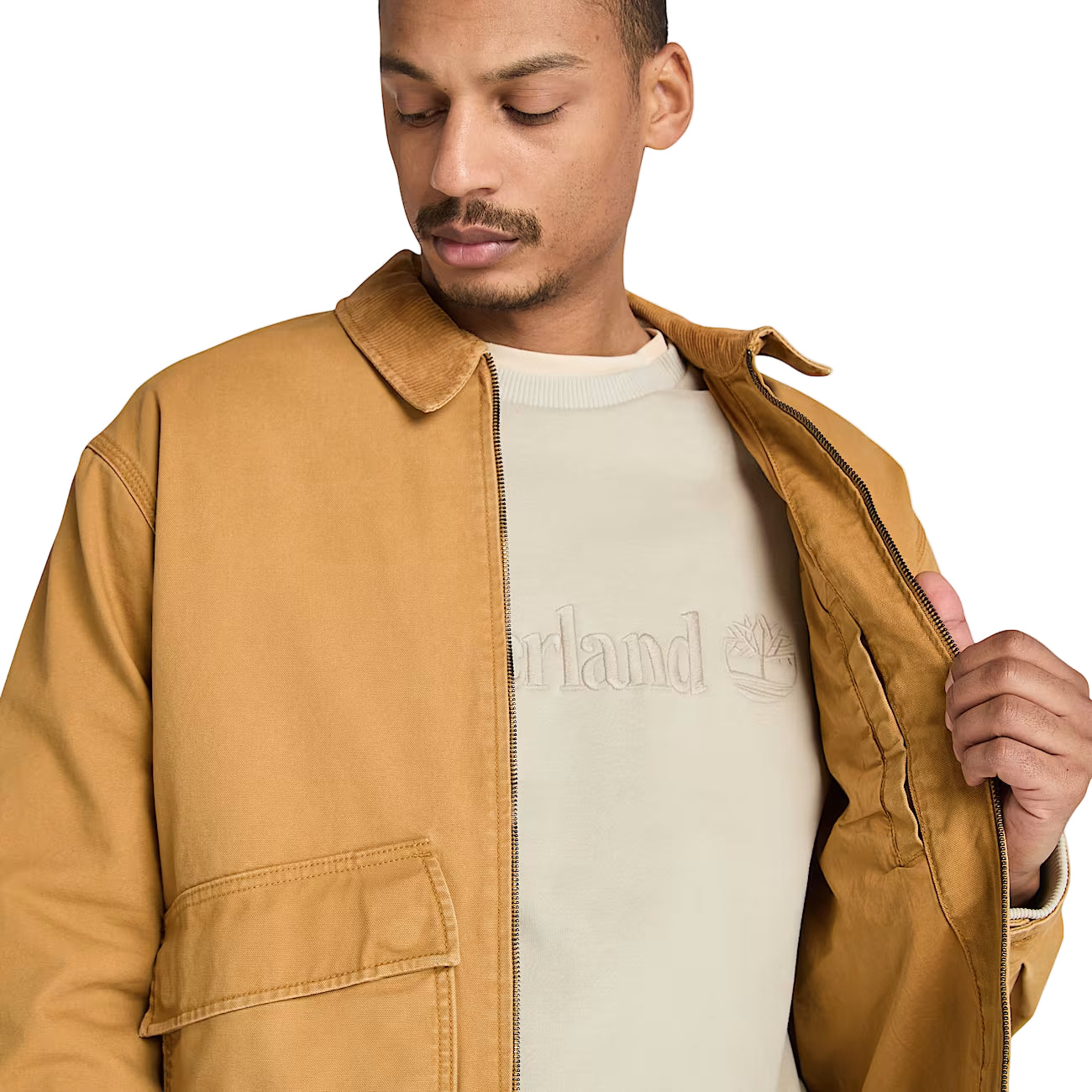 MEN'S STRAFFORD WASHED CANVAS JACKET - WHEAT