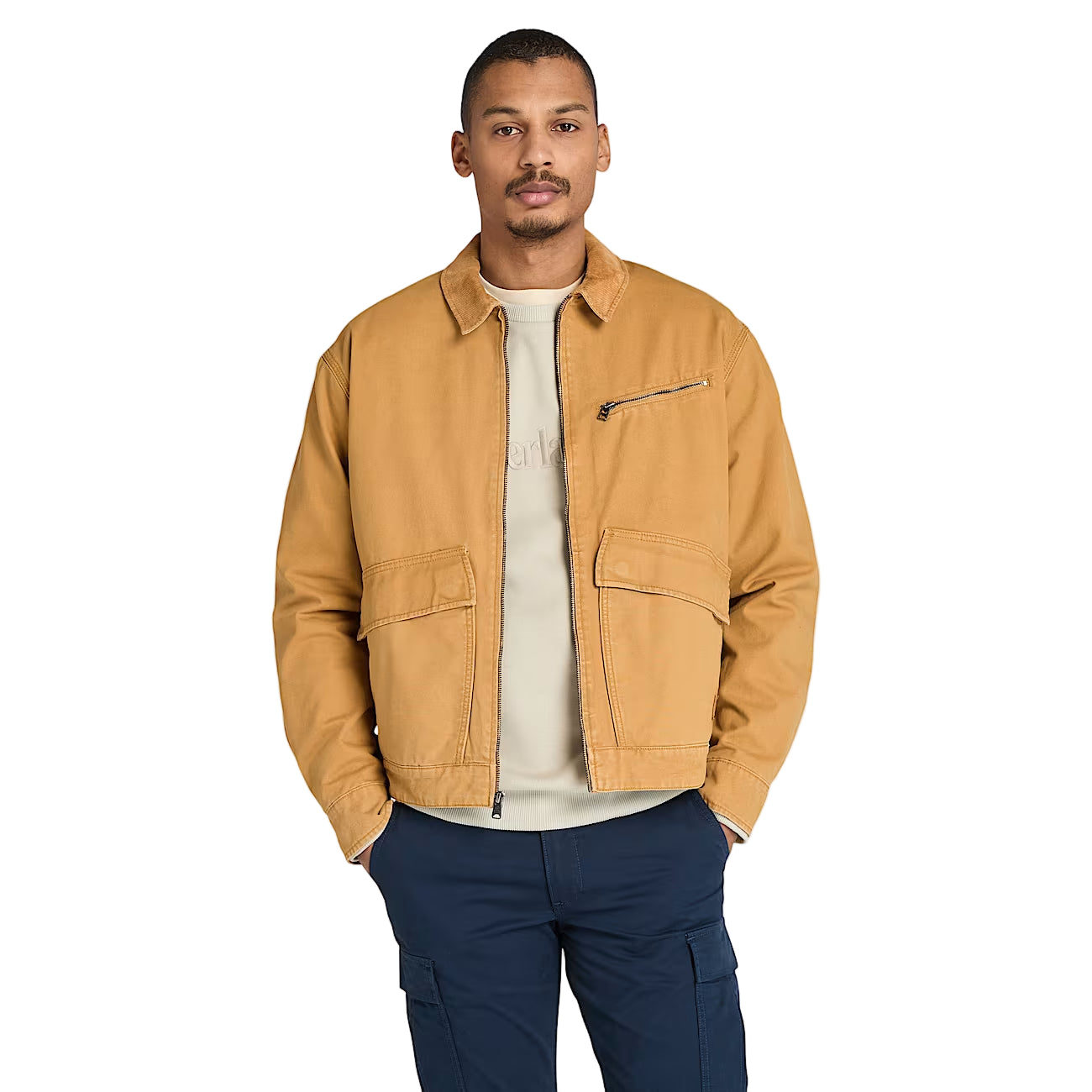 MEN'S STRAFFORD WASHED CANVAS JACKET - WHEAT