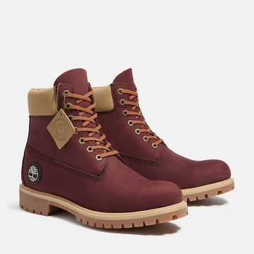 Men's Timberland® Premium 6-Inch Waterproof Boot - BURGUNDY