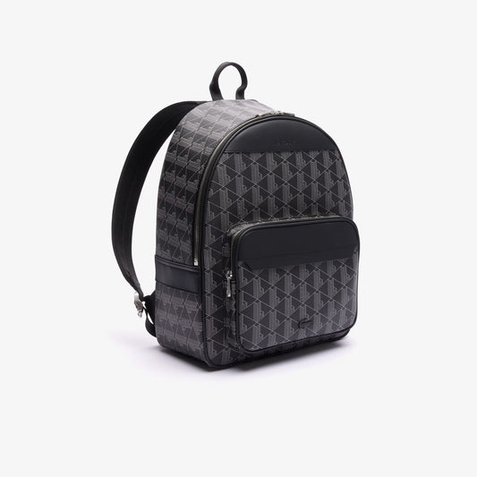 Sac à dos The Blend en toile monogramme noir gris
