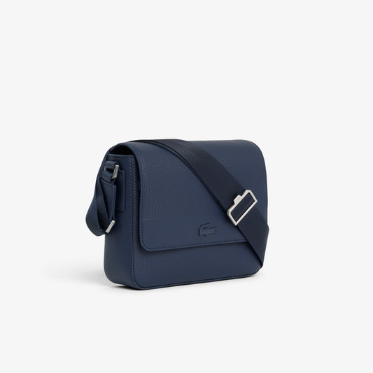 Sac messenger Chantaco en cuir - Marine