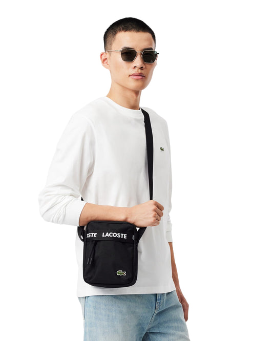 Sac bandoulière Neocroc script - Noir