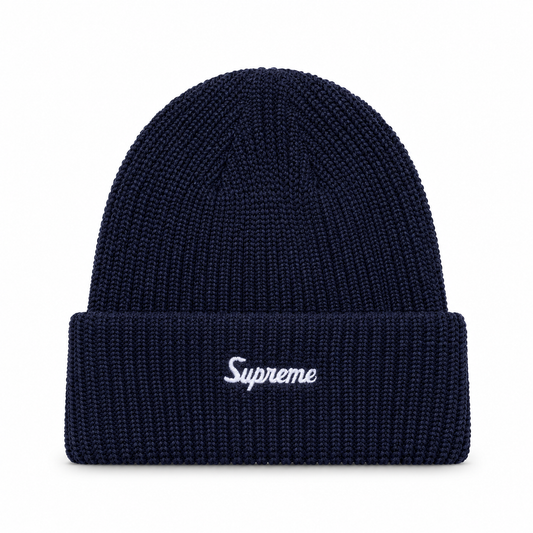 Supreme Loose Gauge Beanie - Dark Navy