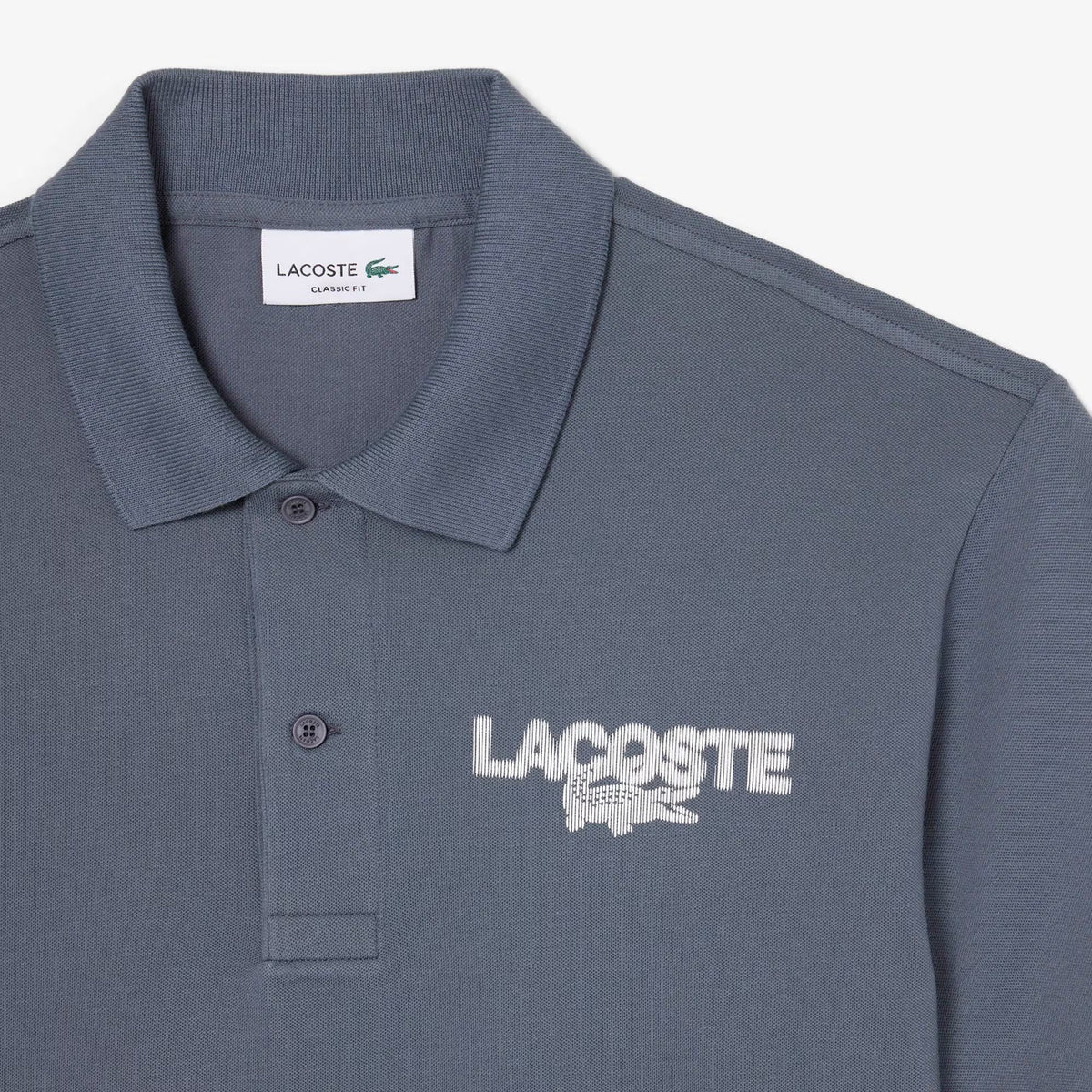 Polo en Piqué imprimé classic fit - Gris