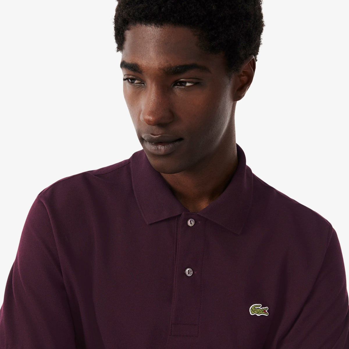 Polo Original L.12.12 coton - Marron bourgogne