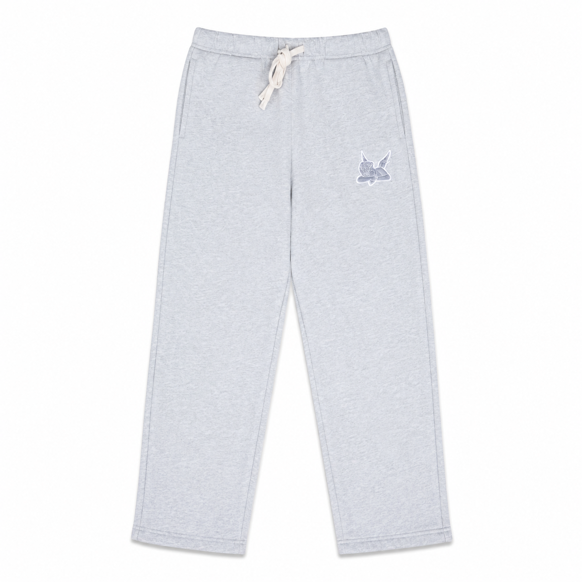 Relaxed Sweatpants Saint Logo - Grey-GRY
