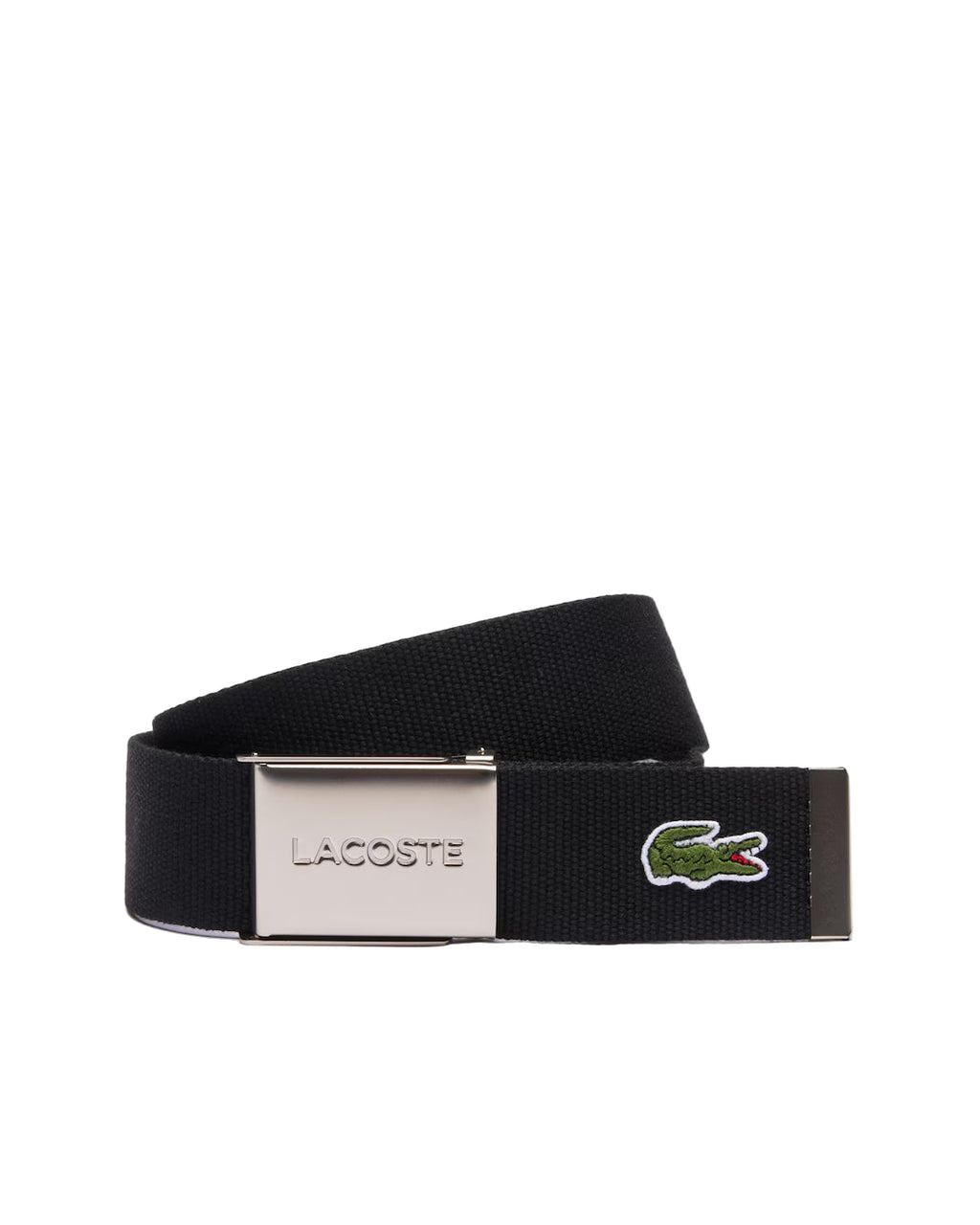 Ceinture homme en sangle avec boucle gravée Édition Made in France - Black