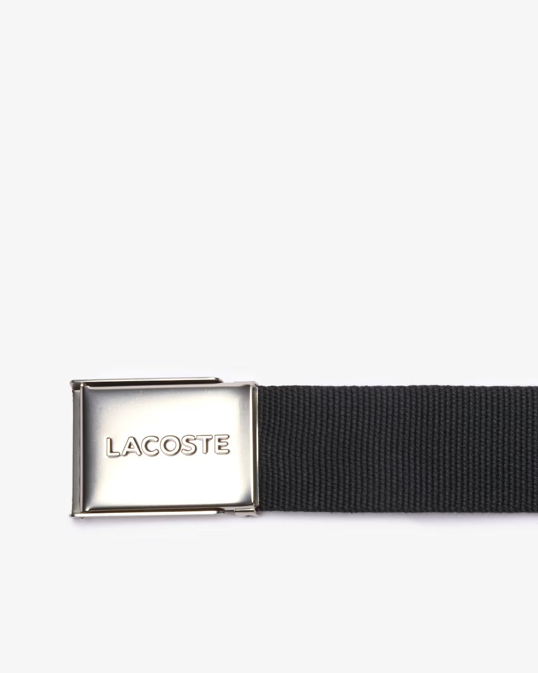 Ceinture homme en sangle avec boucle gravée Édition Made in France - Black