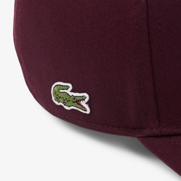 Casquette de baseball en twill de coton brodé 3D - Maron burgundy
