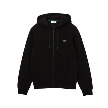 Men's Zip-Up Fleece Hoodie - Black