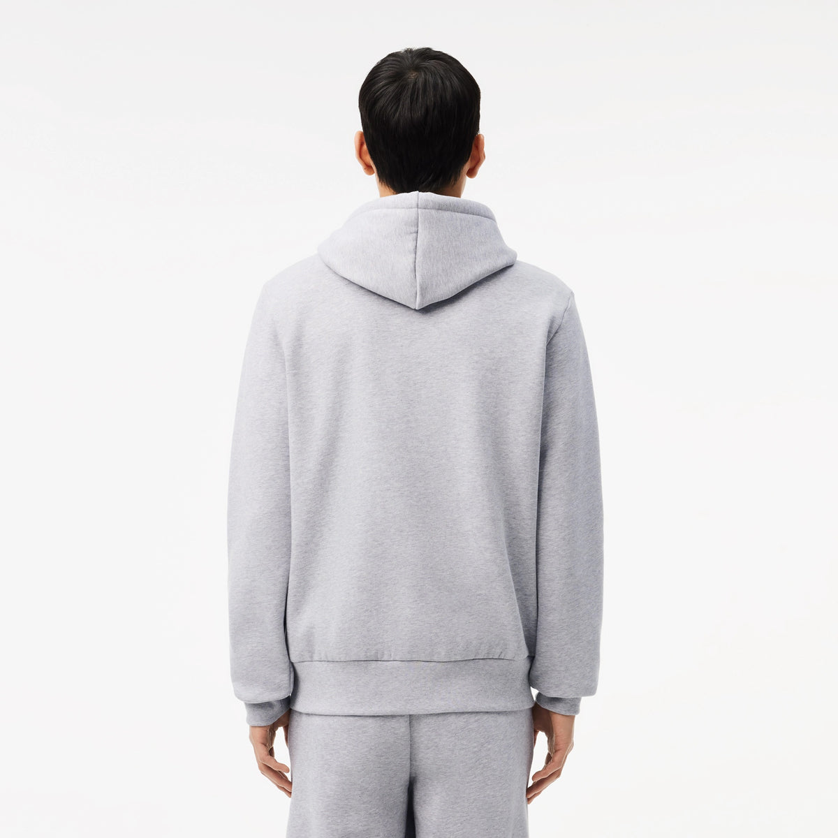 Men's Zip-Up Fleece Hoodie - Grey