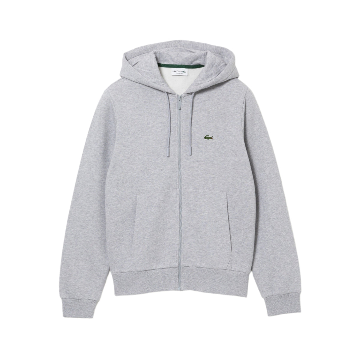 Men's Zip-Up Fleece Hoodie - Grey