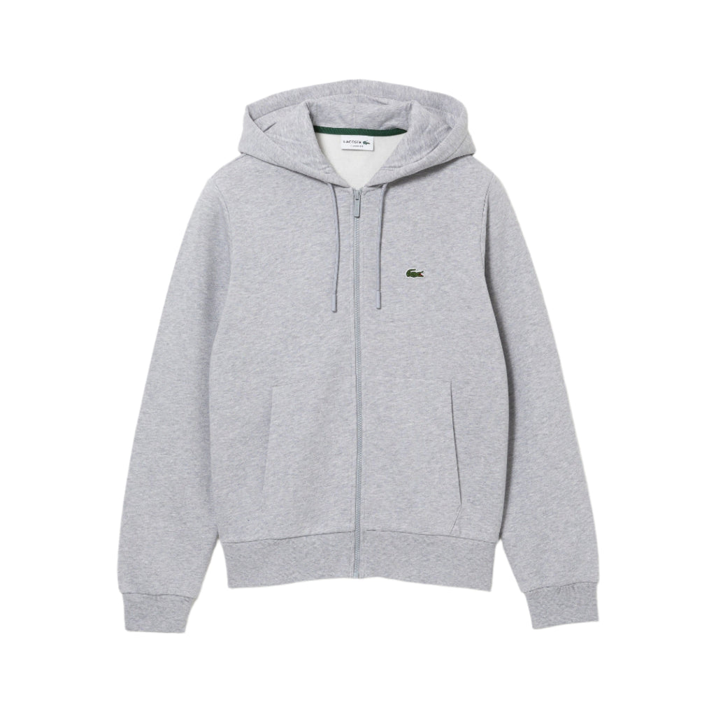 Men's Zip-Up Fleece Hoodie - Grey