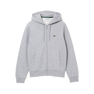 Men's Zip-Up Fleece Hoodie - Grey