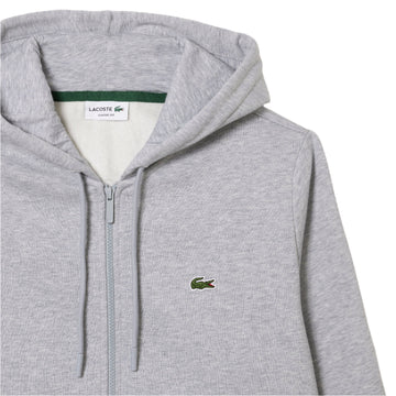 Men's Zip-Up Fleece Hoodie - Grey