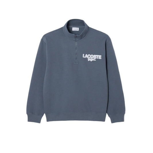Sweatshirt Piqué marquage graphique - Gris