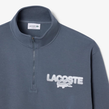 Sweatshirt Piqué marquage graphique - Gris