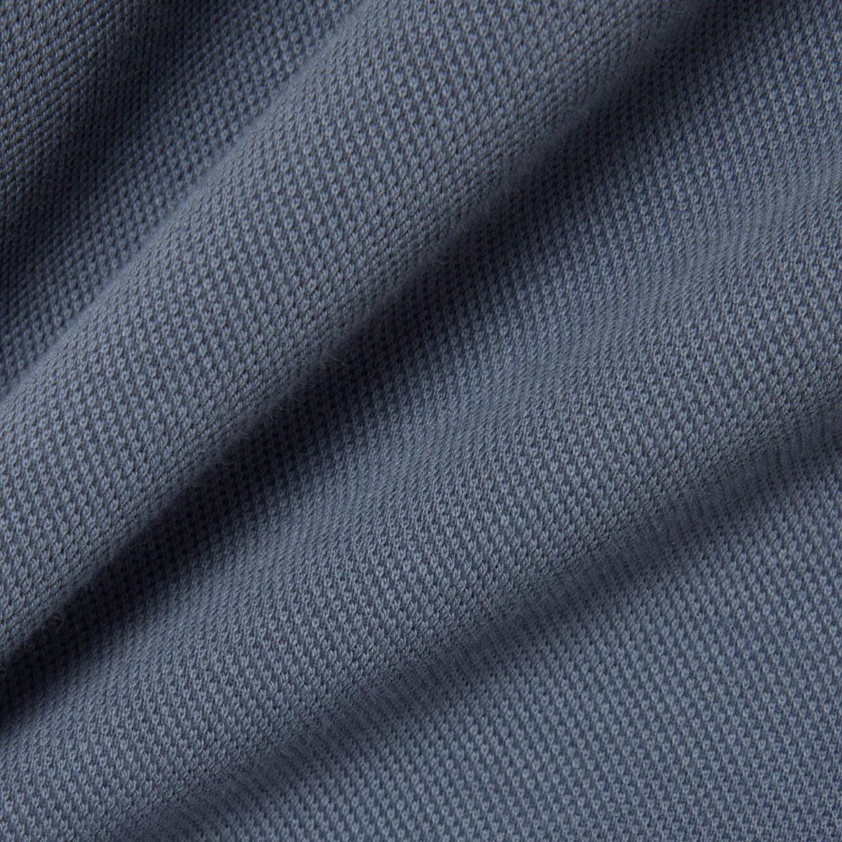 Branded Piqué Sweatshirt - Gray