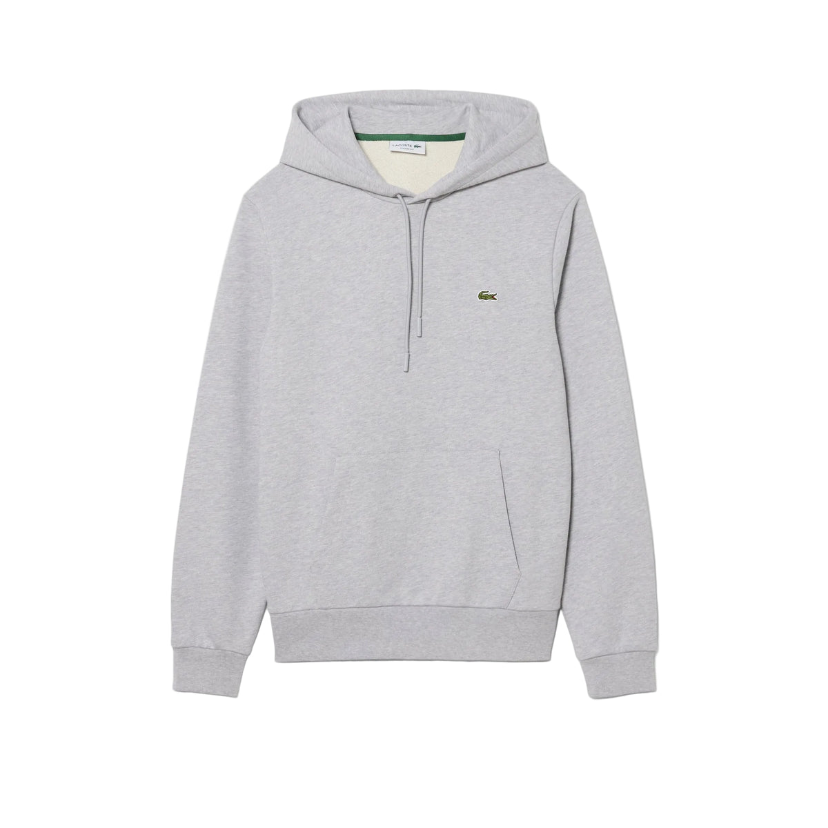 Men's Cotton Fleece Hoodie - Grey Chine