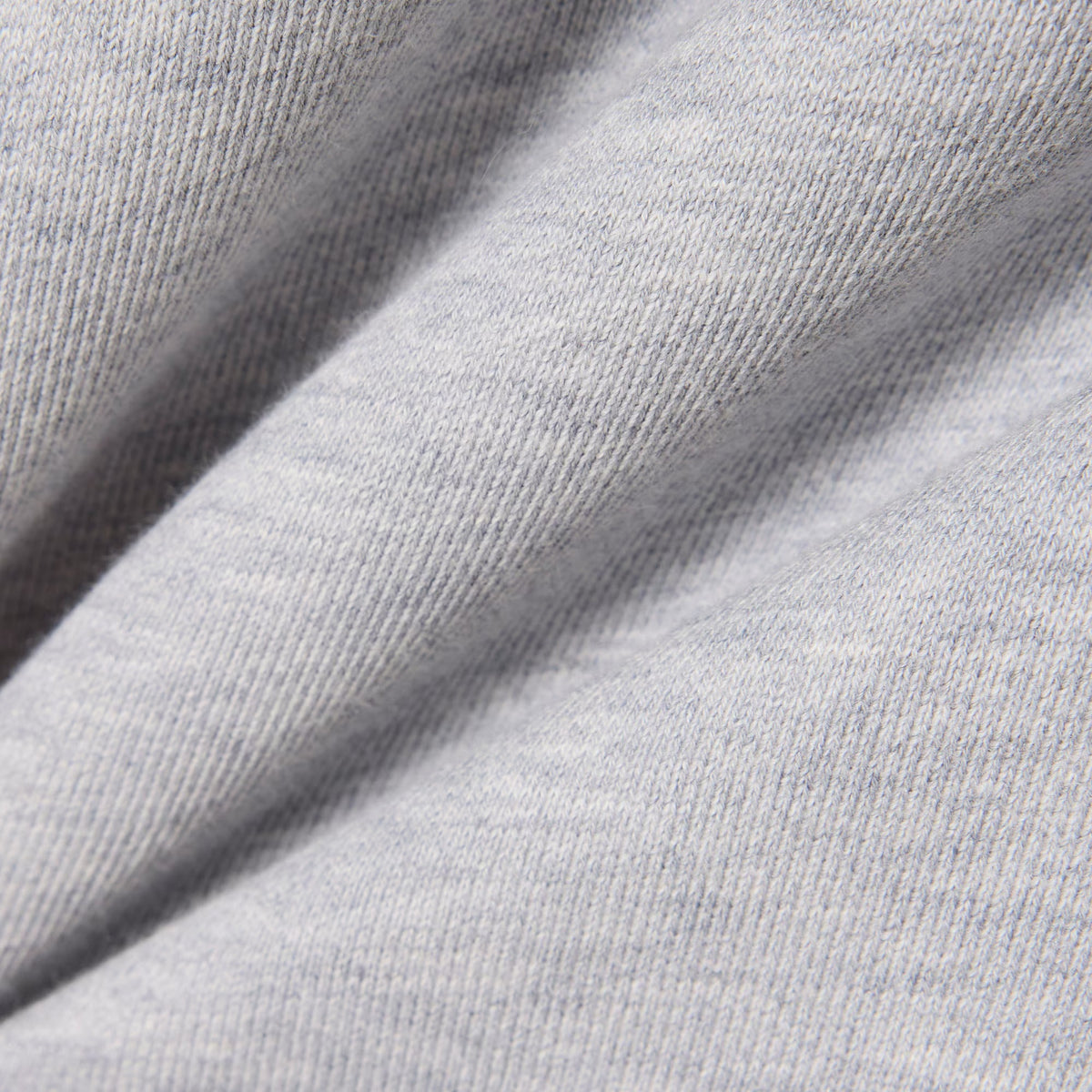 Men's Cotton Fleece Hoodie - Grey Chine