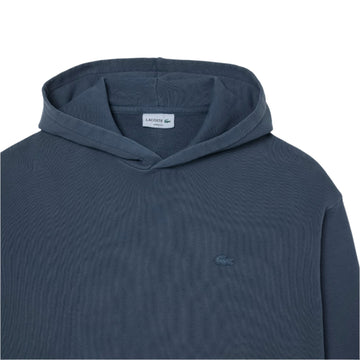 Washed Effect Hoodie - Bleu