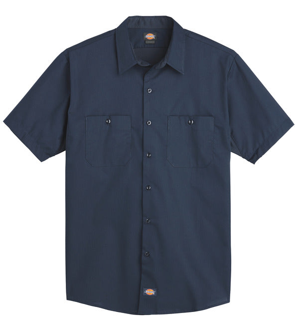 Short Sleeve Work Shirt Navy